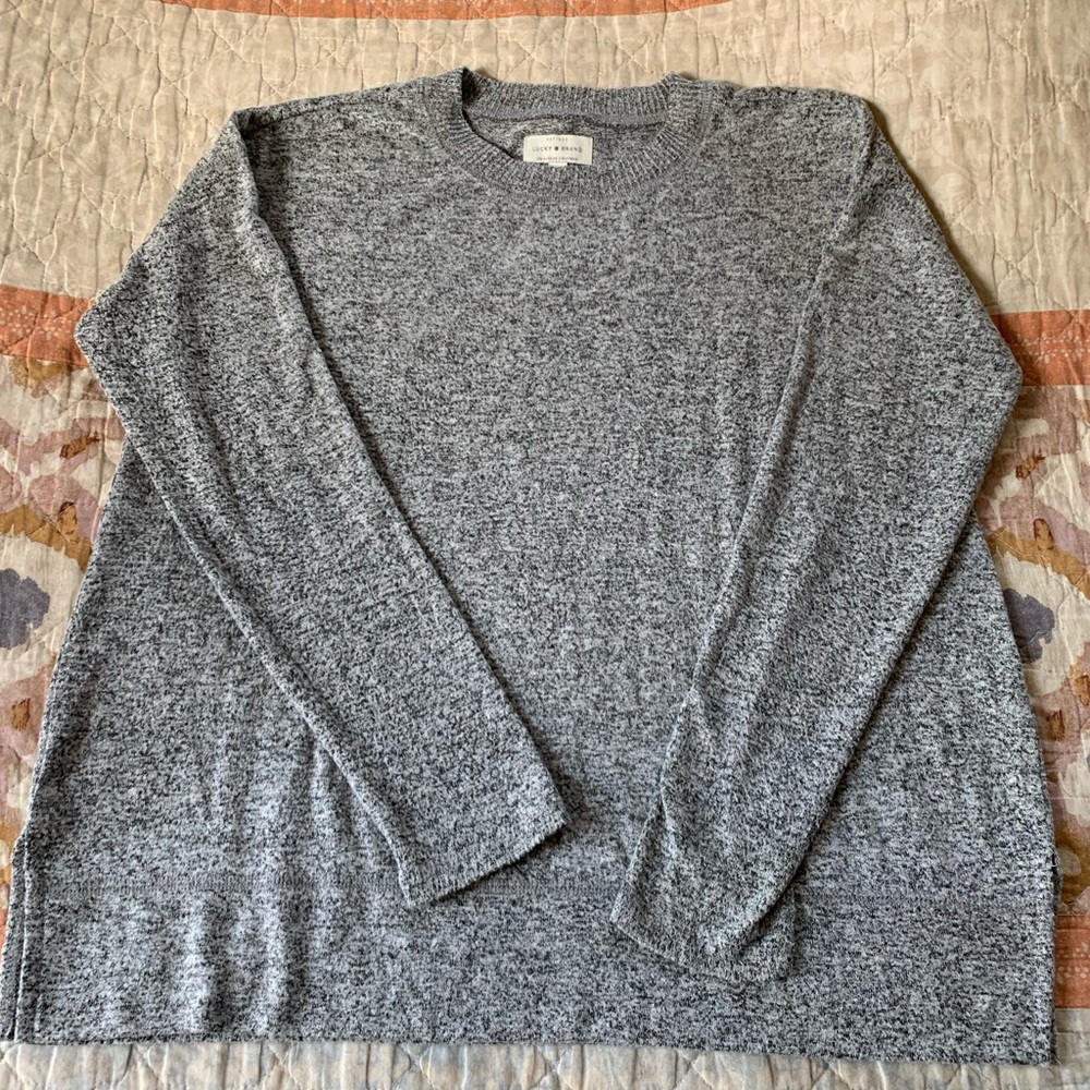 Lucky Brand small/petite gray light sweater. Used good condition.